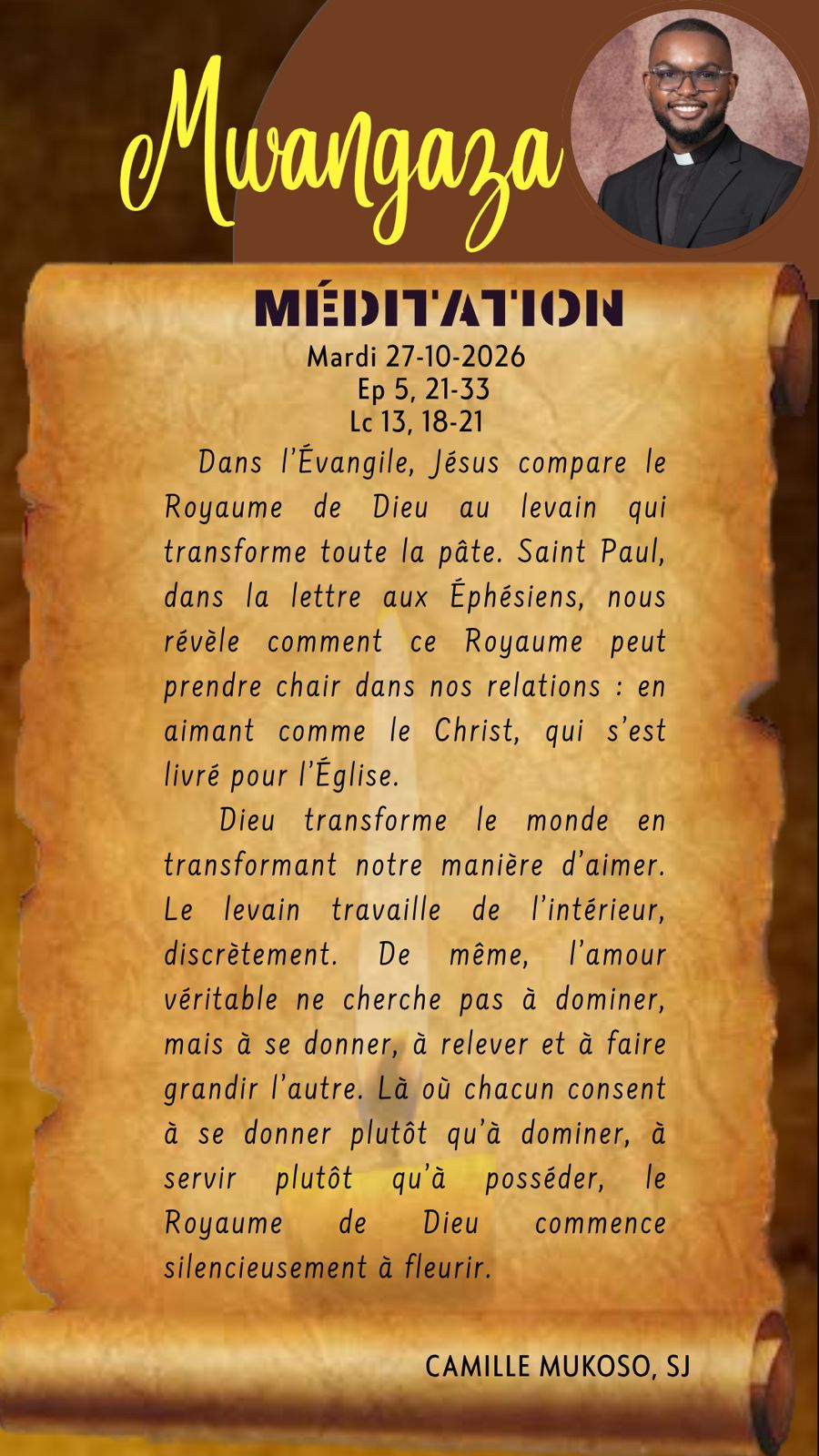 Mardi 27.10.2026