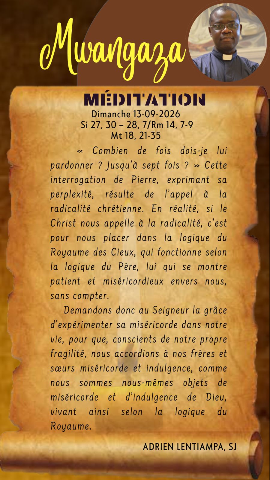 Dimanche 13.09.2026