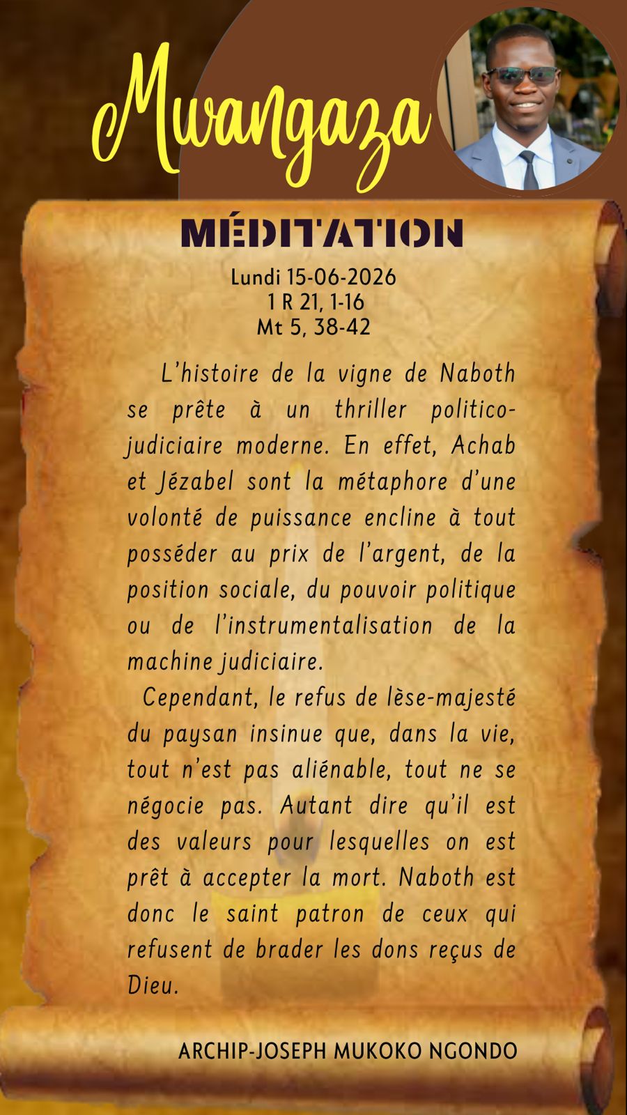 Lundi 15.06.2026 