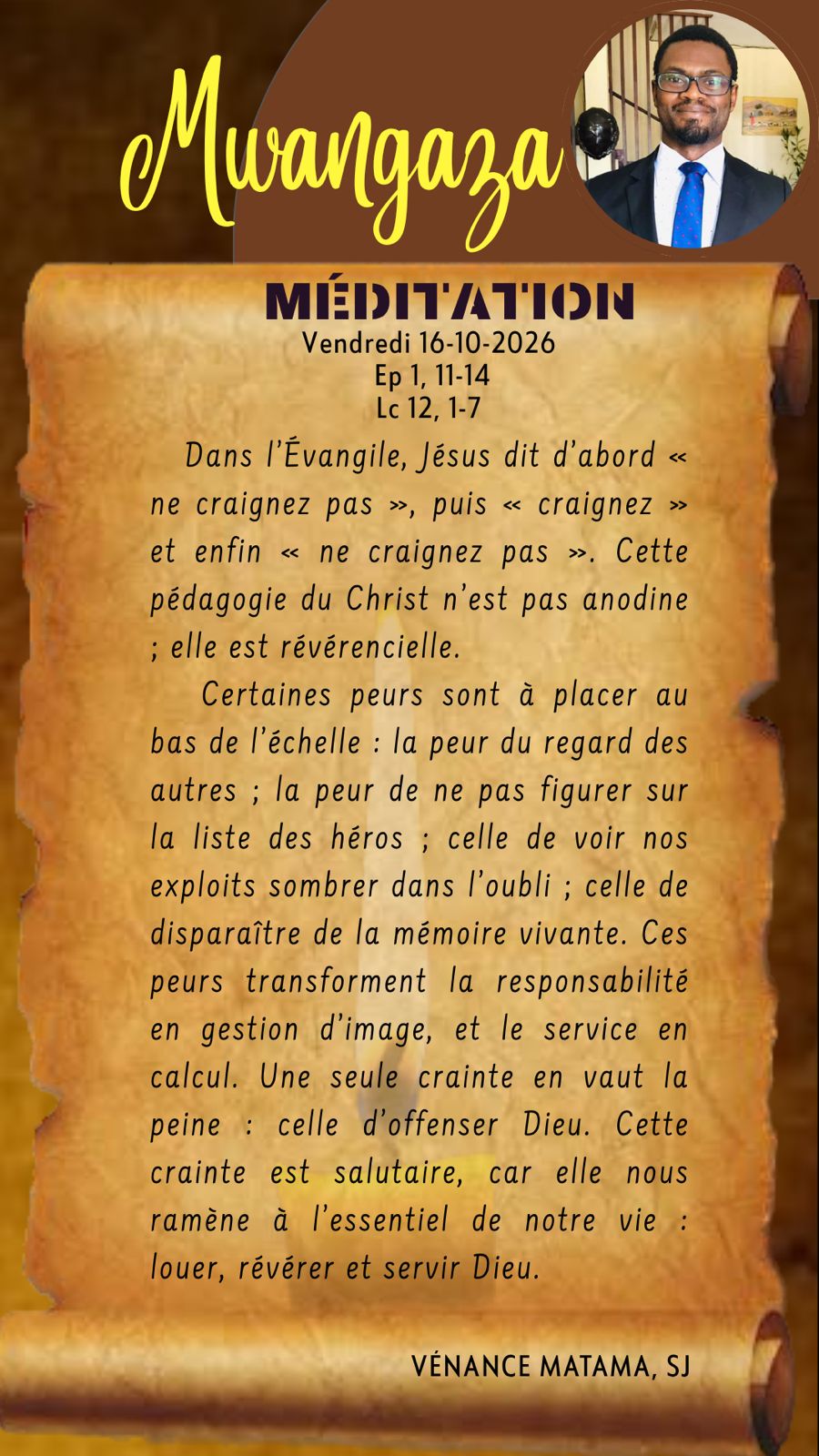 Vendredi 16.10.2026