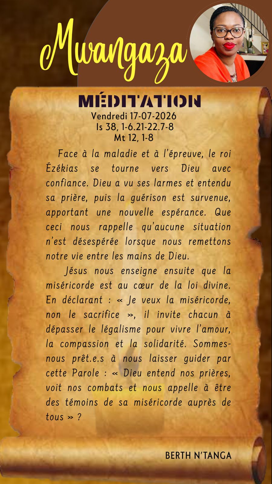 Vendredi 17.07.2026
