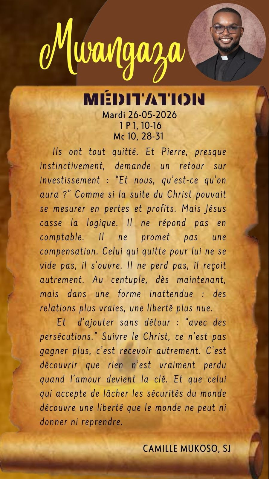 Mardi 26.05.2026