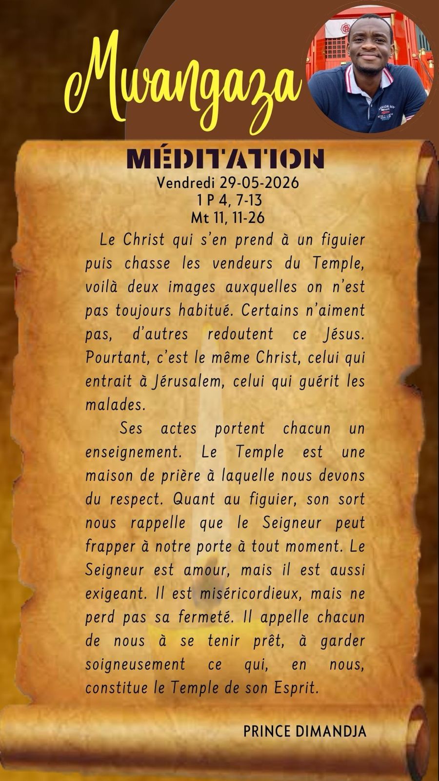 Vendredi 29.05.2026