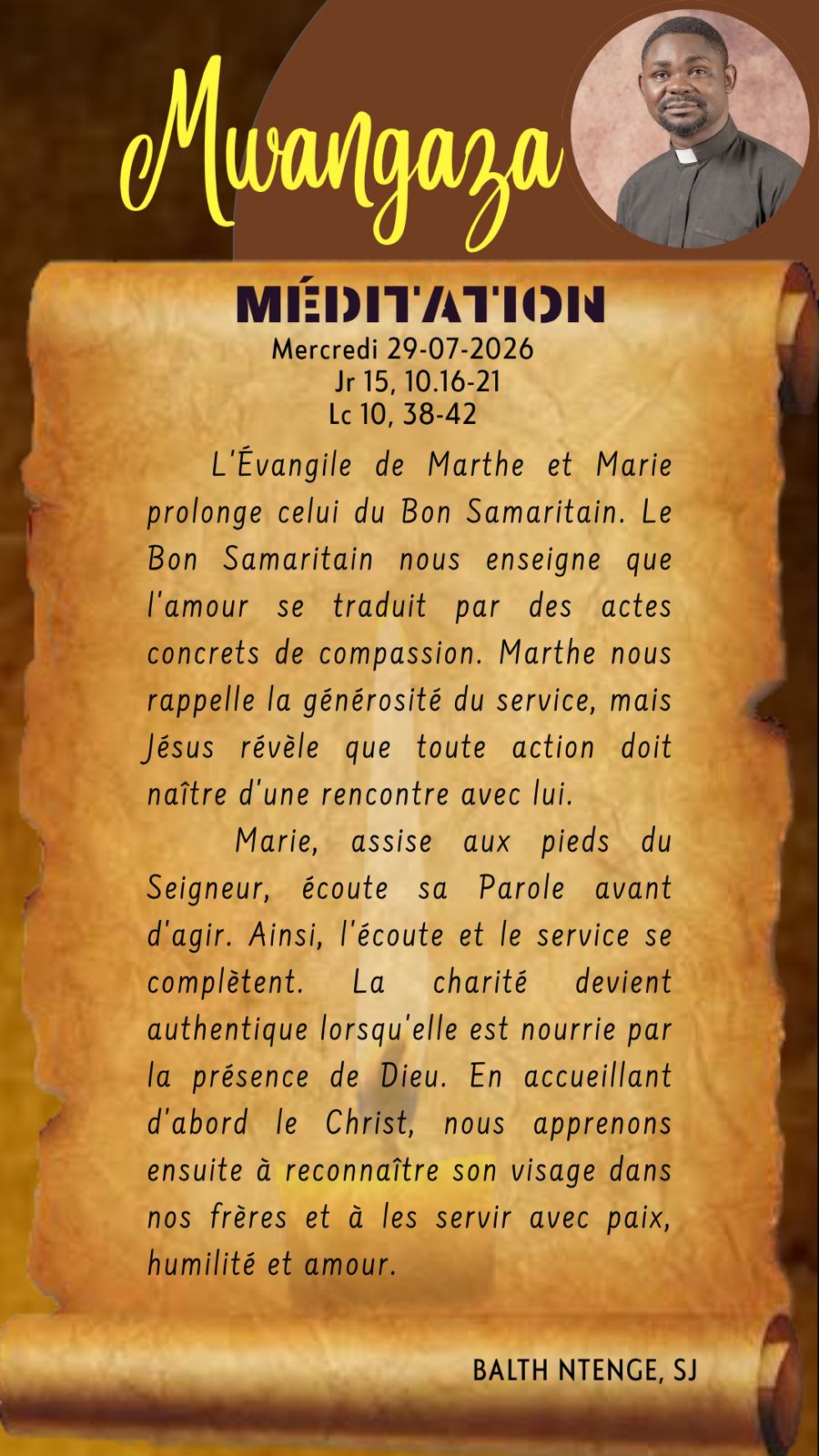 Mercredi 29.07.2026