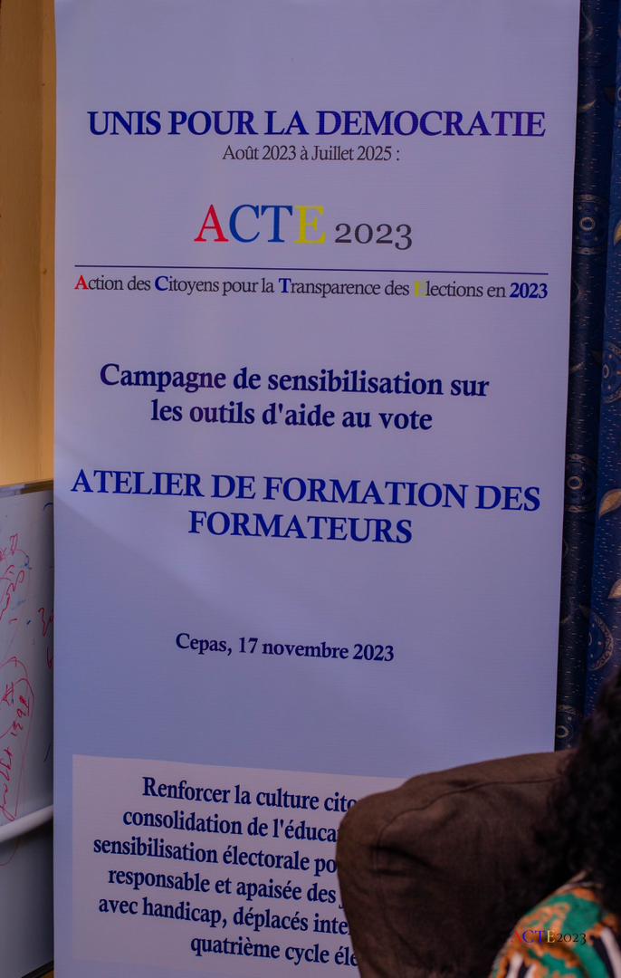 Le CEPAS est impliqué dans le processus électoral de 2023.