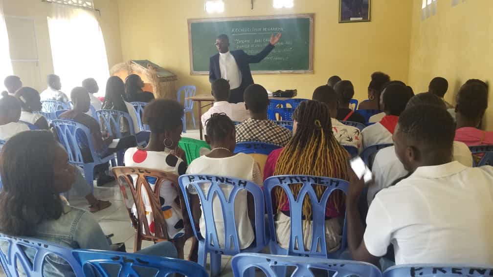 ECHOS DE LA RECOLLECTION DES JEUNES A LA PAROISSE SAINT PIERRE CLAVER